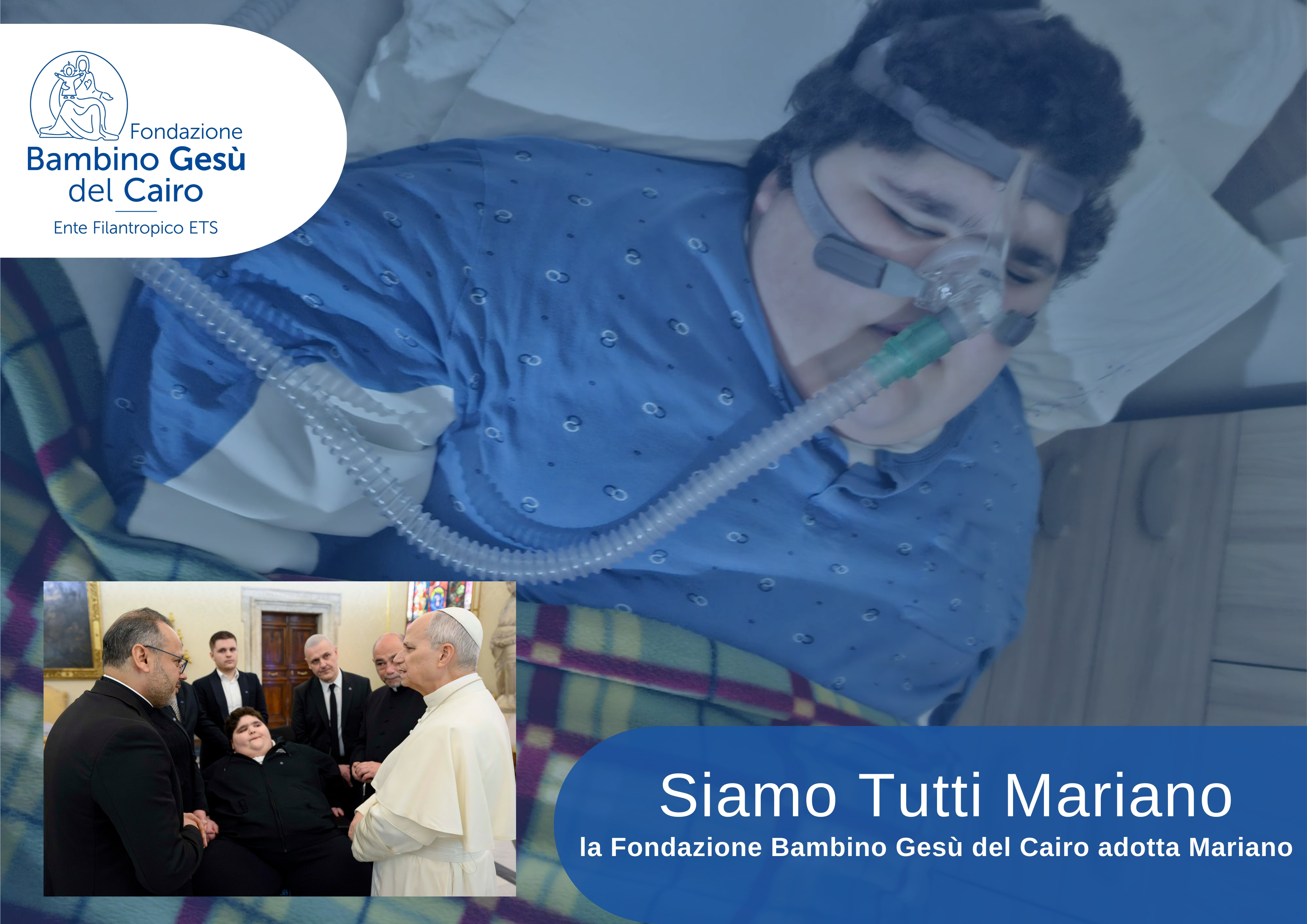 Siamo tutti Mariano: la Fondazione Bambino Gesù del Cairo adotta il bambino di 200 kg